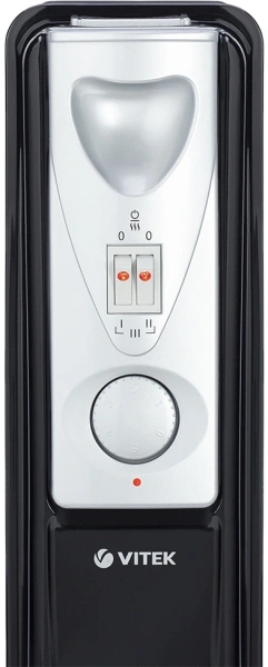 Радиатор масляный Vitek VT-1717 1500Вт черный