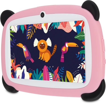 Планшет Digma Kids A7 SC9863A (1.6) 8C RAM2Gb ROM32Gb 7" IPS 1024x600 4G Android 11.0 Go розовый 2Mpix 0.3Mpix BT WiFi microSD 128Gb 2800mAh 140hrs