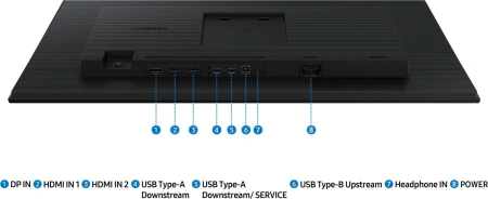 Монитор Samsung 27" Essential S4 S27D400GAIXCI черный IPS LED 16:9 HDMI матовая HAS Piv 250cd 178гр/178гр 1920x1080 100Hz DP FHD USB 4кг