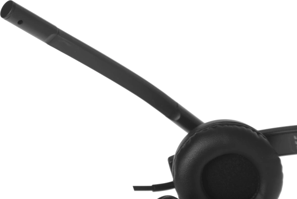 Наушники с микрофоном Logitech H570e черный 1.9м накладные USB оголовье (981-000575)