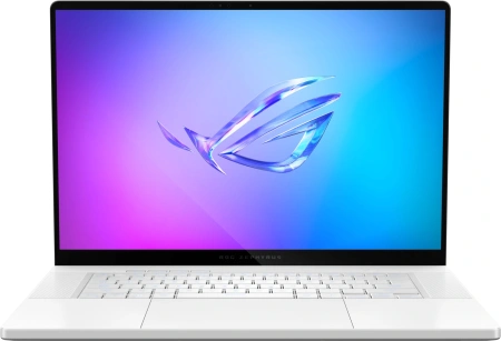 Ноутбук Asus ROG Zephyrus G16 GA605WV-QR118 Ryzen AI 9 HX 370 16Gb SSD1Tb NVIDIA GeForce RTX4060 8Gb 16" OLED 2.5K (2560x1600) без ОС white WiFi BT Cam Bag (90NR0JA2-M006K0)