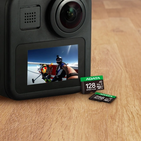 Флеш карта microSDXC 64GB A-Data UD64GUI3V30A2SP-RA1 Speed Plus V30 A2 + adapter