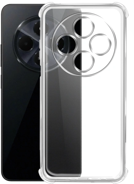 Чехол (клип-кейс) BoraSCO для Xiaomi Redmi 14C/Poco C75 Bumper Case прозрачный (73702)