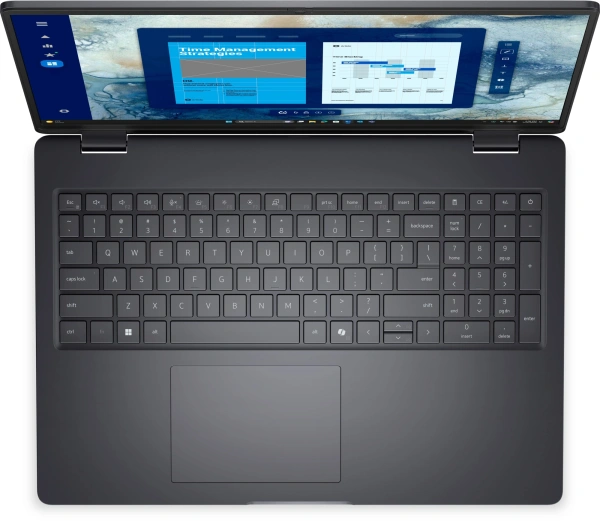 Ноутбук Dell Pro 16 Core Ultra 5 235U 16Gb SSD512Gb Intel Graphics 16" IPS FHD+ (1920x1200) Linux grey WiFi BT Cam (PRO16-5653)