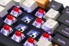 Клавиатура Redragon Caraxes Pro механическая черный USB беспроводная BT/Radio slim for gamer LED (71554) кабель 1.8м