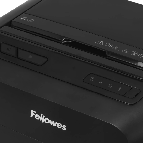 Шредер Fellowes AutoMax 80М черный с автоподачей (секр.P-4) фрагменты 80лист. 17лтр. скрепки скобы пл.карты