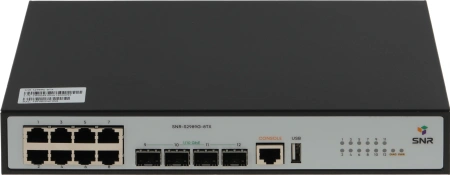 Коммутатор SNR SNR-S2989G-8TX (L2+) 4SFP+ управляемый