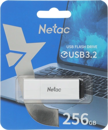 Флеш Диск Netac 256GB U185 NT03U185N-256G-32WH USB3.0 белый