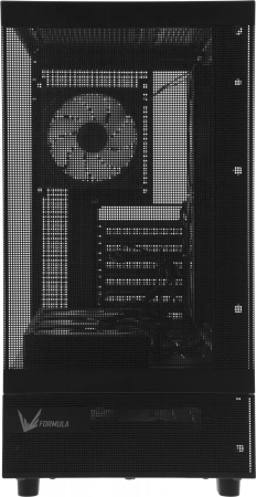 Корпус Formula Crystal Z8 FLOE черный без БП ATX 3x120mm 5x140mm 1xUSB2.0 1xUSB3.0 1xUSB3.1 audio bott PSU