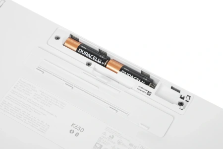 Клавиатура Logitech K650 белый USB беспроводная BT/Radio (подставка для запястий) (920-010986)
