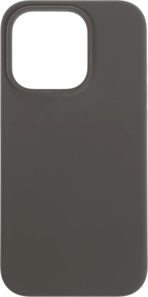 Чехол (клип-кейс) Deppa для Apple iPhone 15 Pro Liquid Silicone with MagSafe серый