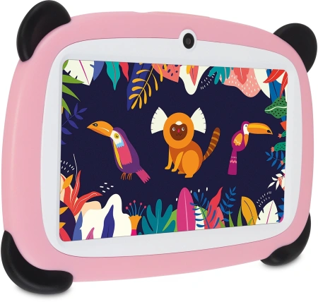 Планшет Digma Kids A7 SC9863A (1.6) 8C RAM2Gb ROM32Gb 7" IPS 1024x600 4G Android 11.0 Go розовый 2Mpix 0.3Mpix BT WiFi microSD 128Gb 2800mAh 140hrs