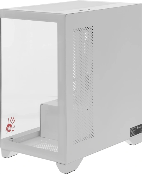 Корпус Bloody BD-CC103 белый без БП mATX 7x120mm 1xUSB2.0 1xUSB3.0 audio bott PSU