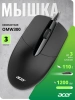 Мышь Acer OMW300 черный оптическая 1200dpi USB 3but (ZL.MCECC.01W)