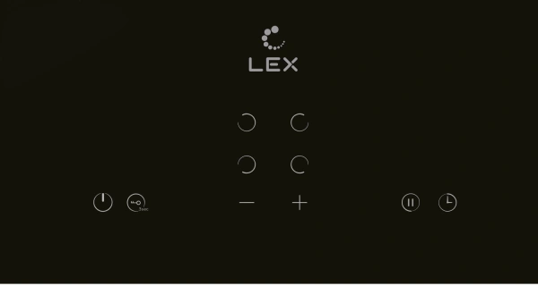 Варочная поверхность Lex EVH 640A BL черный