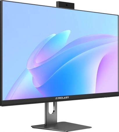 Моноблок Teclast T24 Air 23.8" Full HD Core Ultra 5 225 (3.3) 16Gb SSD512Gb Graphics CR Windows 11 Pro GbitEth WiFi BT 120W клавиатура мышь Cam черный 1920x1080