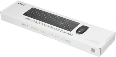 Клавиатура + мышь MSI K200 Combo MS-8ZA4 клав:черный мышь:черный USB беспроводная (S11-43RU304-Y92)