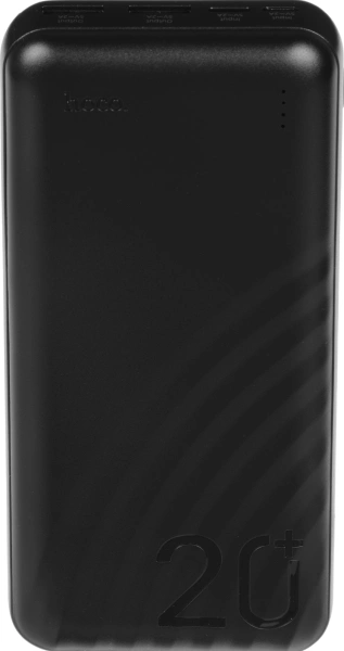 Мобильный аккумулятор Hoco J123A Element 20000mAh 2A 2xUSB-A черный