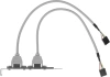 Адаптер USB Bracket 2xUSB2.0 Bulk