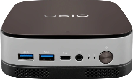 ПК Мини Osio BaseLine B51i-007 i3 1215U (1.2) 8Gb SSD256Gb UHDG без ОС GbitEth WiFi BT 59.85W коричневый/серебристый (RUS)