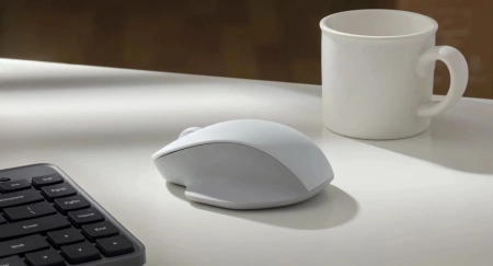 Мышь Xiaomi Comfort Edition белый оптическая 1200dpi silent беспров. USB 2but (BHR9354GL)