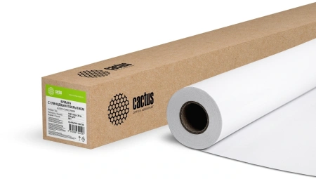 Бумага Cactus CS-PG230-106730 42"(A0+) 1067мм-30м/230г/м2/белый глянцевое универсальная (с покрытием)