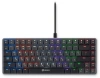 Клавиатура Оклик K615X механическая серый/серебристый USB slim Multimedia for gamer LED (1934413)