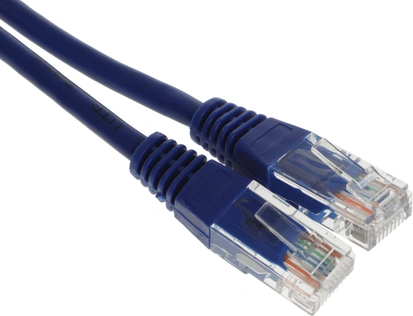 Патч-корд Lanmaster TWT-45-45-1.5-BL UTP RJ-45 вил.-вилка RJ-45 кат.5E 1.5м синий ПВХ (уп.:1шт)