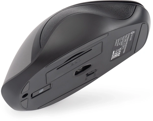 Мышь Оклик 504MW черный/серый оптическая 1600dpi silent беспров. USB 6but (2004736)