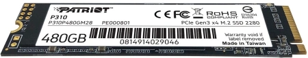 Накопитель SSD Patriot PCIe 3.0 x4 480GB P310P480GM28 P310 M.2 2280