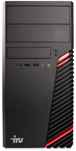 ПК IRU Home 310H6SM MT i5 12400 (2.5) 16Gb SSD256Gb UHDG 730 FreeDOS GbitEth 400W черный (RUS) (1901043)