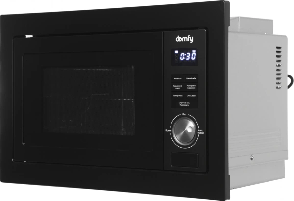 Микроволновая печь Domfy DM2540BW BG 25л. 900Вт черный (встраиваемая)