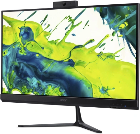 Моноблок Acer Aspire C24-2 23.8" Full HD i3 1305U (1.6) 16Gb SSD512Gb UHDG FreeDOS GbitEth WiFi BT 65W клавиатура мышь Cam черный 1920x1080