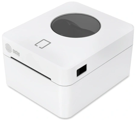 Термопринтер Cactus CS-TP-D410U-W 203dpi 160мм/с/USB для печ.этик. белый