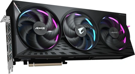 Видеокарта Gigabyte PCI-E 5.0 GV-R9070XTAORUS E-16GD 1.0 AMD Radeon RX 9070XT 16Gb 256bit GDDR6 2570/20000 HDMIx2 DPx2 HDCP Ret