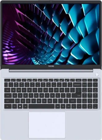 Ноутбук Tecno MegaBook K16SDA Ryzen 5 7430U 16Gb SSD512Gb AMD Radeon Graphics 16" IPS WUXGA (1920x1200) Windows 11 Home silver WiFi BT Cam 6060mAh (71003300342)