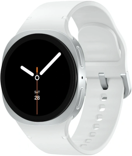Смарт-часы Samsung Galaxy Watch 8 LTE 40мм 1.34" Super AMOLED корп.серебристый рем.серебристый (SM-L325FZSACAU)