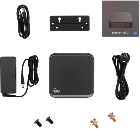 Неттоп IRU 310TLCN i5 1135G7 (2.4) 16Gb SSD512Gb Iris Xe без ОС GbitEth WiFi BT черный (1975175)