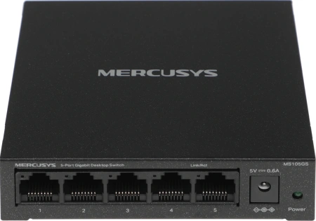 Коммутатор Mercusys MS105GS (L2) 5x1Гбит/с неуправляемый