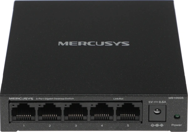 Коммутатор Mercusys MS105GS (L2) 5x1Гбит/с неуправляемый