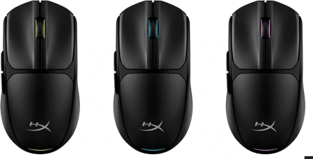 Мышь HyperX Pulsefire Fuse черный оптическая 12000dpi беспров. BT USB 6but (A1KY6AA)
