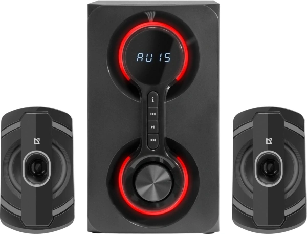 Колонки Defender Eclipse 2.1 черный 40Вт BT беспроводные BT