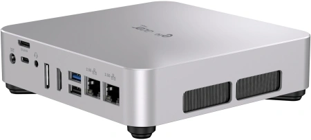 Неттоп Acer Gadget E10 ETBox1 i5 13500H (2.6) 16Gb SSD512Gb UHDG Windows 11 Pro 2x2.5GbitEth WiFi BT 120W серебристый/черный