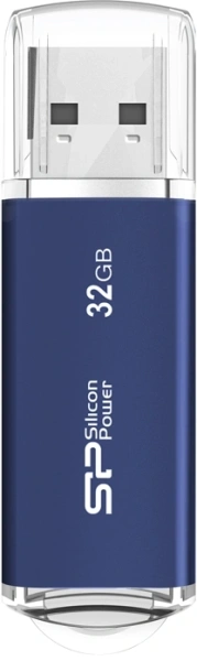 Флеш Диск Silicon Power 32GB Ultima II-I Series SP032GBUF2M01V1B USB2.0 синий