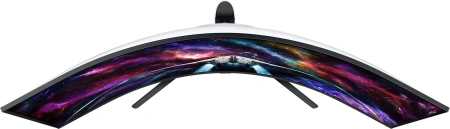 Монитор Samsung 57" Odyssey Neo G9 S57CG952NI черный VA LED 32:9 HDMI полуматовая HAS Piv 2500:1 420cd 178гр/178гр 7680x2160 240Hz FreeSync Premium Pro DP Dual UHD USB 19кг