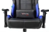 Кресло игровое Zombie VIKING 5 AERO черный/синий экокожа с подголов. крестов. пластик