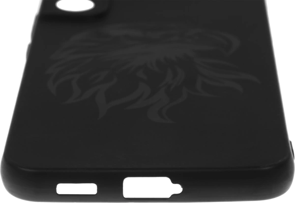 Чехол (клип-кейс) BoraSCO для Samsung Galaxy S22+ ArtWorks черный/рисунок (51132)