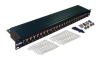 Патч-панель Lanmaster TWT-PP24STP 19" 1U 24xRJ45 кат.5E FTP