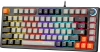 Клавиатура Defender Wildfire GK-213 механическая серый/черный USB Multimedia for gamer LED (45214) кабель 1.5м