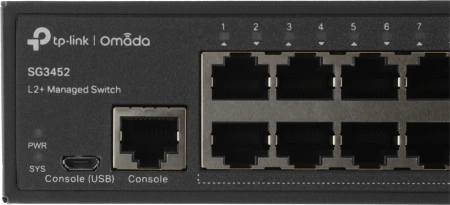 Коммутатор TP-Link SG3452 (L2) 48x1Гбит/с 4SFP управляемый